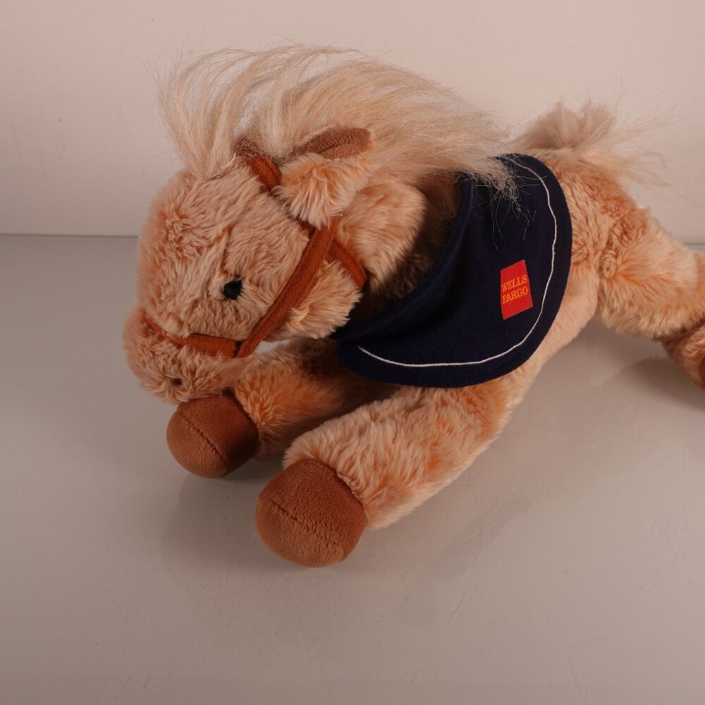 Wells Fargo Legendary Pony 2015 Nellie Limited Edition Tan Plush Toy Bridle Coat